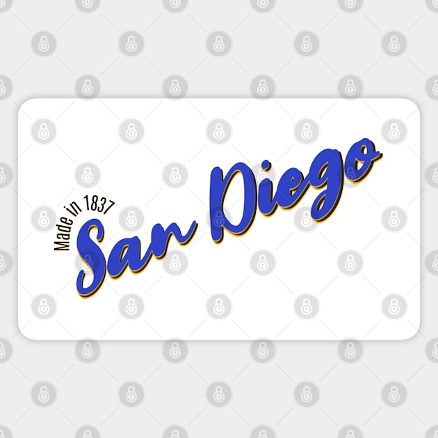 San Diego in 1850 Magnet by LB35Y5